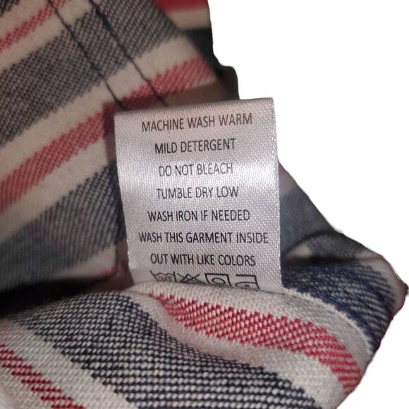 Pleasures Striped Denim Utility Jacket Size L - Picture 8 of 12